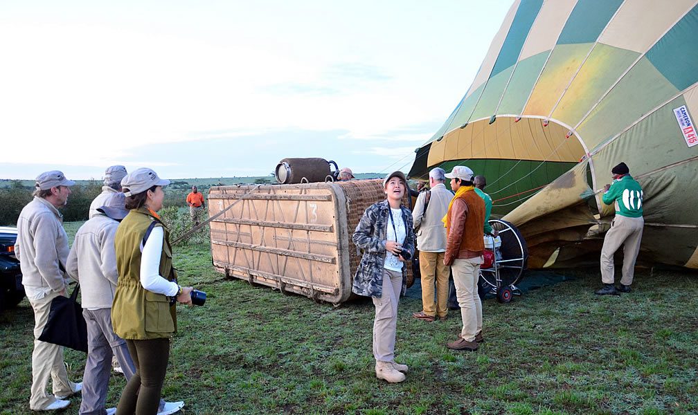 Masai Mara Hot Air Balloon safari experience