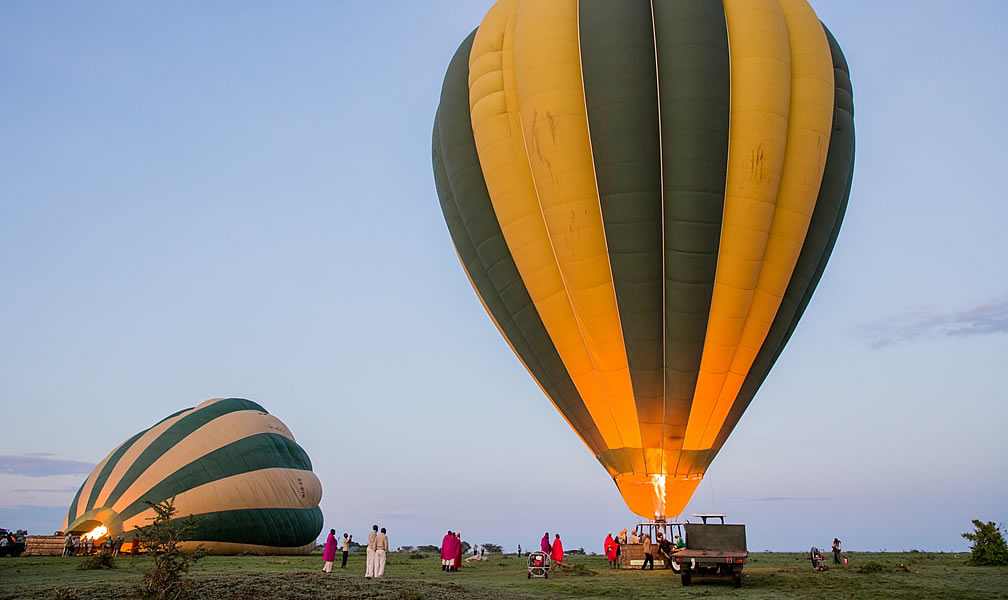 Masai Mara Hot Air Balloon safari experience2